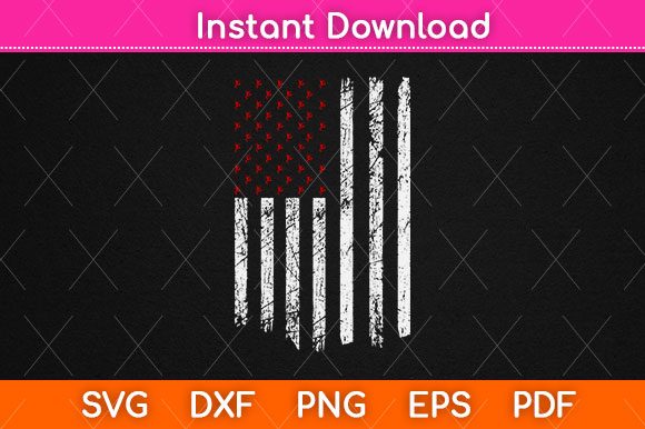 American Flag Vintage Ballet Dancer Graphics and Crafts
