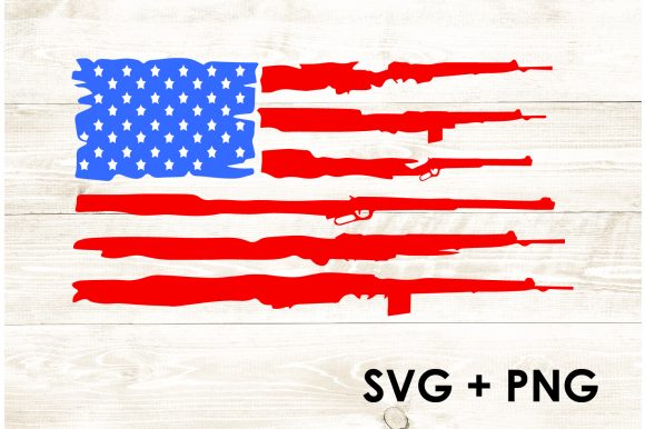 Colored Distressed American Flag Graphics for Crafts