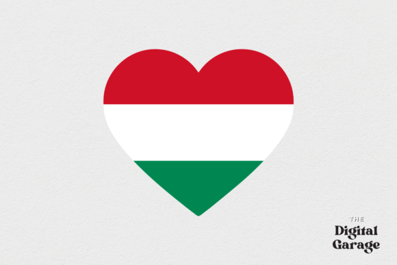 Hungary Flag, Hungary Heart SVG PNG: Graphics for Crafts and Branding