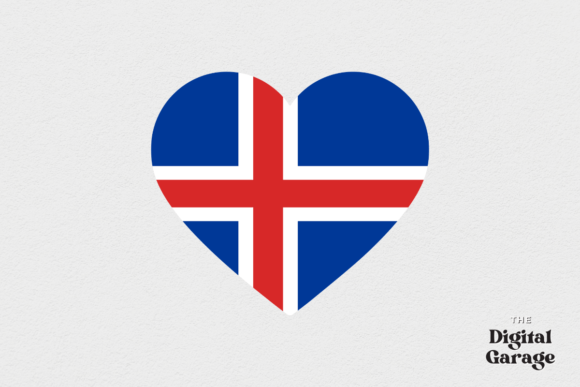 Iceland Flag, Iceland Heart SVG PNG – Graphics and Crafts
