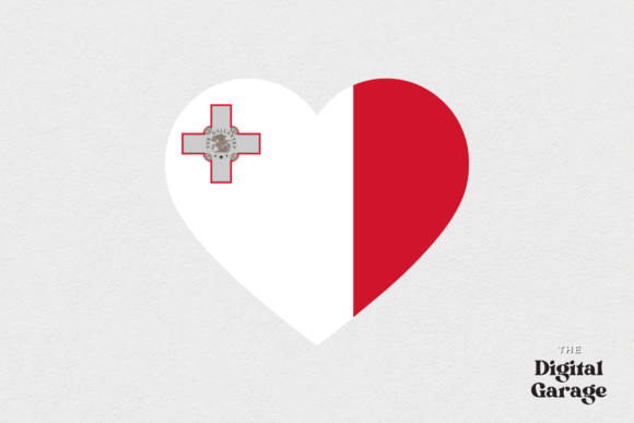 Malta Flag, Malta Heart SVG PNG