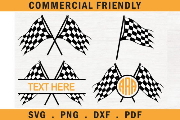 Racing Flag Svg, Checkered Flag Monogram