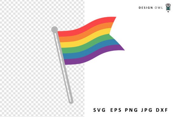 Rainbow Flag - Pride SVG for Crafts and Graphics