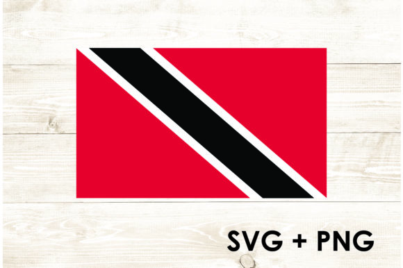 Trinidad Flag Graphics for Crafts