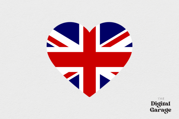 UK Flag, UK Heart SVG PNG – Graphics & Crafts