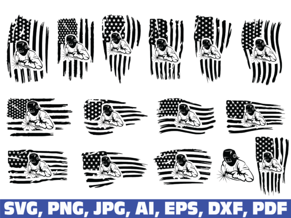 Welder Flag: Graphics for Crafts and Small Business Branding