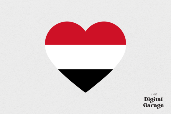 Yemen Heart Flag, SVG PNG Review